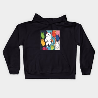 Autism Cat Child Drawing - Autism Awareness For Cat Lovers Kids Hoodie